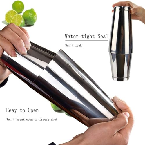 Set Bartender Acero Inoxidable 13 piezas Boston miniatura 5