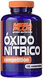 Oxido Nítrico - Mega Plus - Potente Pre Entreno Y Estimulador Natural De Testosterona Hombre - Potenciador de Óxido Nítrico, Mejora Energía, Circulación Y Rendimiento Deportivo - 180 Cápsulas - 171028