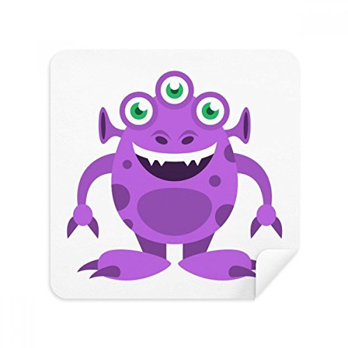Chiffonnette daim haut de gamme alien violet pour écrans précieux