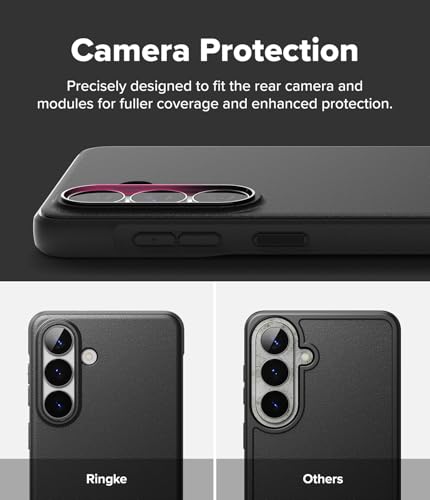Image of Ringke Onyx for Samsung Galaxy S26 Plus Case Back Cover [Compatible with MagSafe] [Anti-Fingerprint Texture] Slim Lightweight Shockproof with Non-Slip Side Grip - Magnetic Black