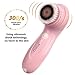 Face Cleansing Brush, 3 in 1 Electric Rotating Facial Cleansing Brush USB Rechargeable Sonic Facial Brush Skin Cleansing for Exfoliation and Deep Scrubbing, Silicone Body Shower Bath Brush - 2 Pack