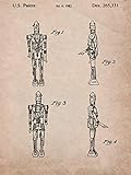 SoCoolDesign IG-88 Action Figure Patent Print Unframed Photo Poster (18