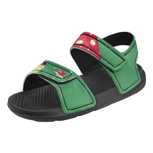 Kids Sandals Cartoon Car Print Athletic Sandals for Boys US 5 Causal Summer Sport Shoes with Adjustable Strap for Hiking Walking Beach Pool3