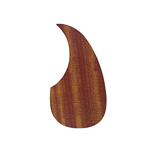 BESPORTBLE 1 PC Guitar Pickguard Sticker Self Adhesive Scratch Guard Plate for Acoustic Guitar Protection Decoration Easy to Install Grain Design Durable