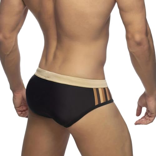Men's Sexy Low Rise Swim Briefs Hot Body Bikini Swimsuit Swimwear for Men with Drawstring4