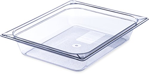 Poêle 1/2 GN polycarbonate Utopia Ca10220b07 bac gastronome transparent 6.5cm
