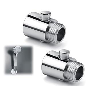 Comioke 2 Stücke Absperrventil Durchflussbegrenzer G1/2