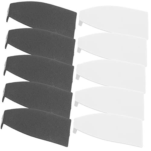 HANABASS 10pcs Cello Bow Tips Durable Fittings for Violoncello Bow Repair Comfortable Grip Accessories for Students and Musicians and Options