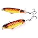 HENGJIA Fishing Lure for Bass, Whopper Lure Plopper Lures Kit for Bass Trout, Topwater Lures with Floating Rotating Tail for Freshwater Saltwater