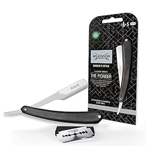 Wilkinson Sword Vintage Rasiermesser inkl. 5 Doppelklingen für die klassischste und präziseste Rasur – austauschbare Klingen