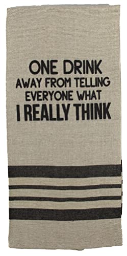 Fillurbasket Funny Kitchen Towels Set With Sayings Fun Bar Dish Towels Set With Beer Wine Alcohol Drinking Theme Man Cave Gift 5 Flour Sack Towels For Bar Kitchen Decor Dish Drying 16X28 Cotton #TOP3