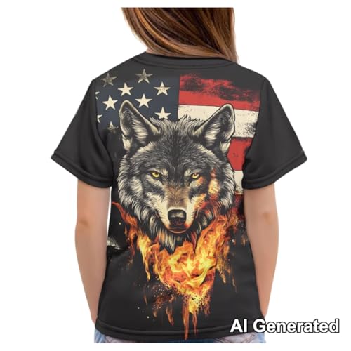 Image of Xhuibop Kids T Shirts for Boys Size 3-16 Girls Short Sleeve Sportswear Active Tops