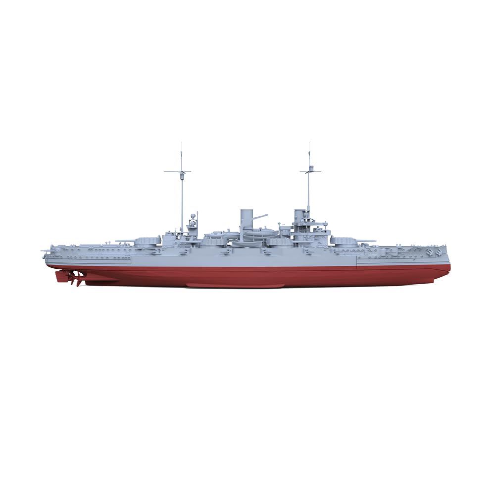 MRY-SFW SSC300519S-A 1/300 zestaw do budowy modelu wojskowego SMS Nassau Class Westfalia Okręt bojowy