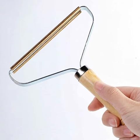 Does not rust Portable Pet Hair Remover for Cleaning Carpets, Sofas, Beds, Blankets, Clothes with Lint Removal Professional Tool (Stainless Steel) Cover