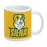 Graphics & More Siena College Primary Logo Ceramic Coffee Mug, Novelty Gift Mugs for Coffee, Tea and Hot Drinks, 11oz, White