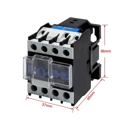 Contacteur CA 25 A robuste à bobine AC 48V normalement fermé CJX2 - 3