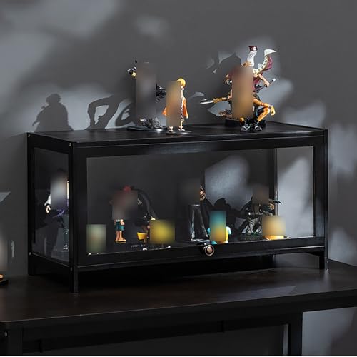 Figure Display Case,Display Cases for Collectibles,Display Cabinet with Acrylic,Quick Installation,Strong Load-Bearing Capacity,Sealed Dustproof,for Playroom, Bedroom. (Col