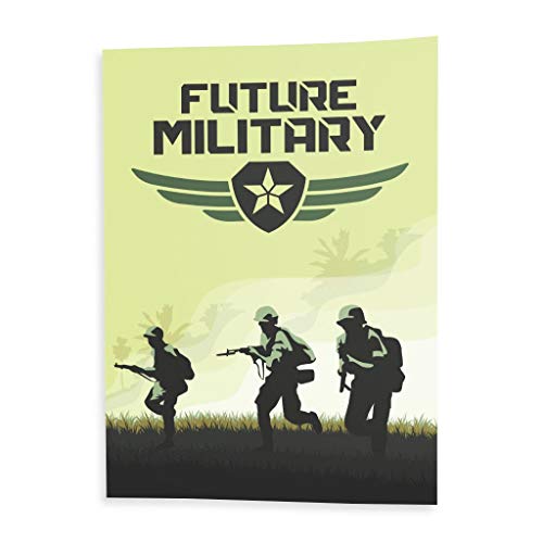 Affiche Future Military Army Job créez un espace inspirant