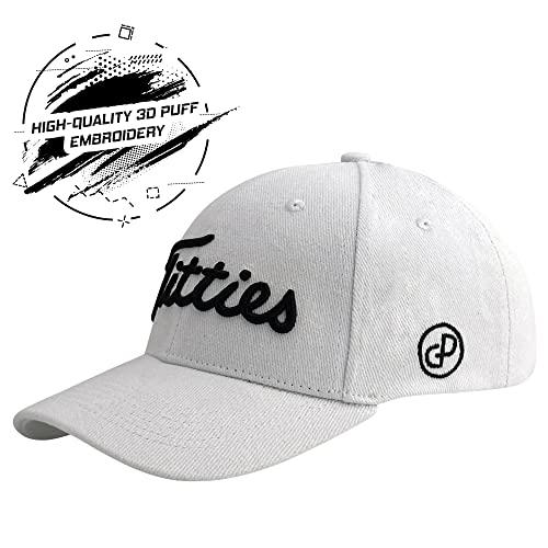 Power Golf Original Titties Dad Hat - Baseball Shape Cap with Adjustable Strapback