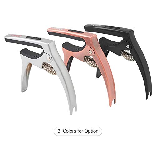 QEXTY Capodastres Capo for Guitare Acoustique Capo de Guitare Multifonctionnel 3-en-1 avec Support de sélection… - Les Beatles, Paul McCartney, John Lennon, RIngo Starr, George Harrison QEXTY Capodastres Capo for Guitare Acoustique Capo de Guitare Multifonctionnel 3-en-1 avec Support de sélection… – Image 3