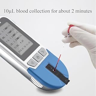 Misuratore Di Lipidi Multifunzione 5 In 1, Misuratore Di Test Del Colesterolo, Trigliceridi HDL, Con 25 Strisce, 500 Set Di Valori Di Memoria, 2 Risultati Minimi, Dispositivi Di Rete Collegabili Per a