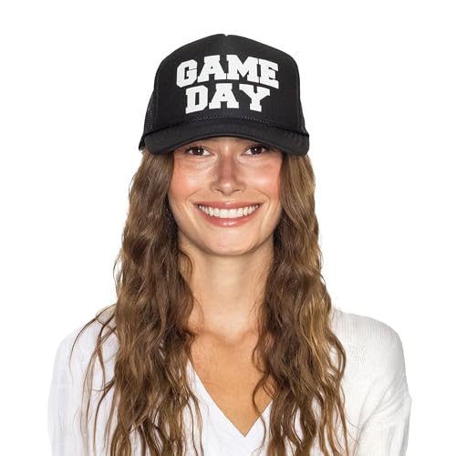 Image of Friday Feelin' Trucker Hat Women Men Baseball Cap Western American Fitted Trucker Hats Baseball Hat All Occasion - One Size