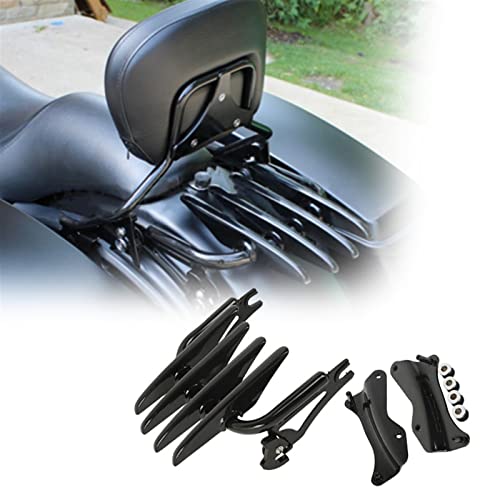 Porte-bagages moto Touring Street Glide 2014-2021 avec dossier sissy bar détachable