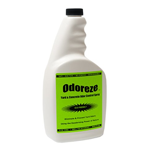 ODOREZE Natural Probiotic Yard & Concrete Odor Control Spray: 5 Gallon Concentrate Treats 40,960,000 Sq. Yards