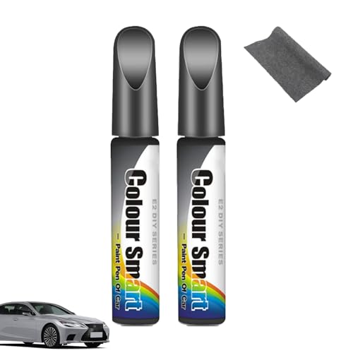 Pluma de Retoque del Coche,Repara Arañazos Coche,Rotulador Arañazos Coche,Rotulador de Reparación de Arañazos,Repare de Forma Rápida Eficaz Pequeños Rayones Arañazos,Dejando Auto como Nuevo,Gris