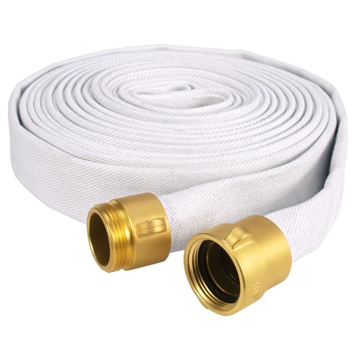 Fire Hose, 1-1/2 inches ID X 50 FT, Lay Flat
