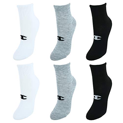 Champion Women's X-Temp Cool Wicking Ankle Socks, black, Shoe Size: 5-9