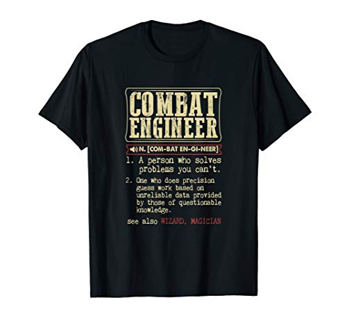 Combat Engineer Dictionary Term T-Shirt