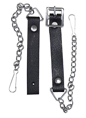 AAR Baby Fur Sporran Scottish Free Chain Multi Design Black Leather Fur 2 Tassels kilt New3