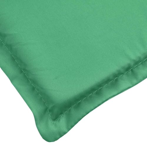 Cojín para tumbona verde impermeable y antideslizante con acolchado Oxford suave 7