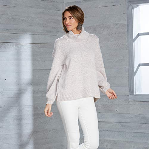 Mud Pie Manga comprida feminina, Blush, M