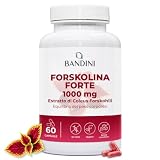 Bandini® Forskolina Forte 1000mg Vegan, Estratto 35:1 di Coleus Forskohlii