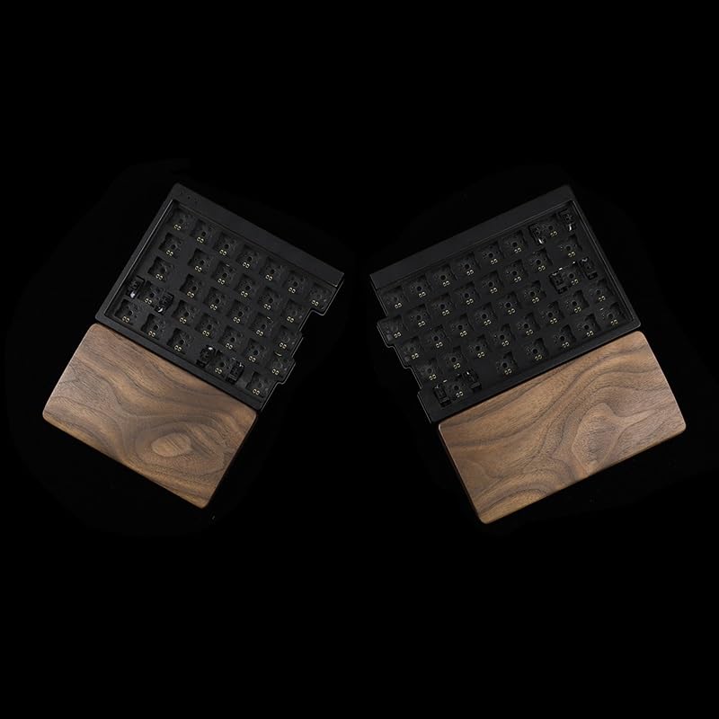 Wrist Rest Zweihand-Tastatur-Handgelenkauflage, Walnussholz-Handgelenkauflage, geeignet for Büro-Lernspiele, bequeme Tastaturauflage Handballenauflage