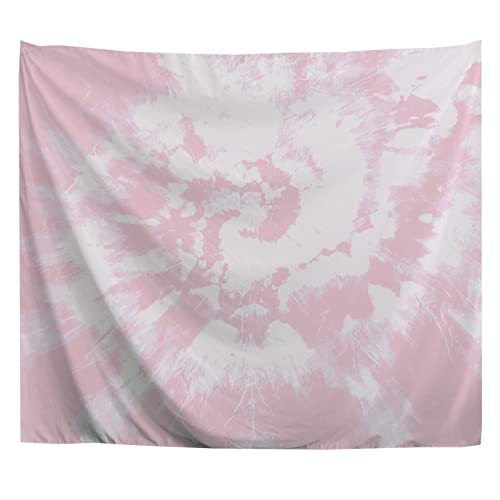 Tapiz de pared acuarela rosa de tela colgante grande para decoración de interiores