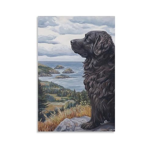 Affiche decoration pour salon Saint-Bernard pour habiller un mur vide
