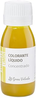 Colorante Concentrado Líquido Amarillo Limón | Uso Cosmético Profesional | Pigmento Orgánico Soluble en Agua | Ideal para Cosméticos y Perfumes | 250 ml