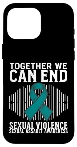 Support Sexual Assault Awareness Gifts Women Teal Ribbon �X�}�z�P�[�X iPhone 16 Pro Max �p