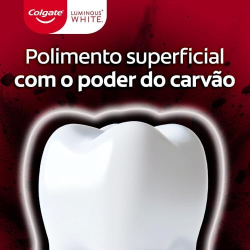 Creme Dental Luminous White Carvão Ativado Colgate - 70g