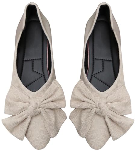 Women's Ballet Flats Comfortable Casual Dressy Shoes,Work Flats Office Shoes Pointed Toe Flats for Women Flat Shoes2