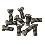 Set di ricambio: questo set di viti da 10 pezzi offre sostituti perfetti per elementi di fissaggio usurati su portautensili con inserti in metallo duro con specifiche filettate M2 x 5 e 5