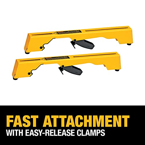 Dewalt Miter Saw Mounting Brackets, 2 Pack, 12 Inch Blade Length, Retractable Clamps (Dw7231) #TOP4