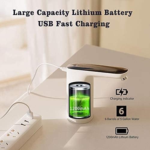 Waterflespomp, USB Opladen Automatische Drinkwaterpomp Draagbare Elektrische Waterdispenser Wat