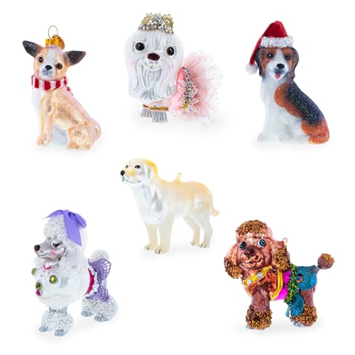 Dalmatien en verre cadeau de Noel ideal pour amoureux des chiens