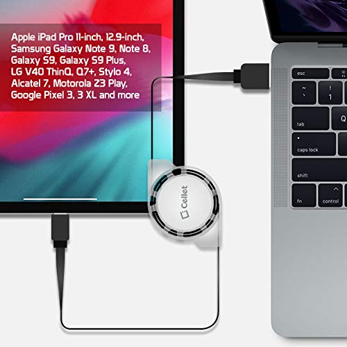 Usb-C Retractable Charging Cable, Usb Type-C Fast Charger Cord, And Data Compatible For Samsung Galaxy Z Fold, Z Flip S22 S21 Note20 Apple Ipad Pro Air Mini Macbook Air M1 (2 Pack) #TOP2