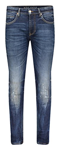 MAC Herren Jeans Arne Pipe Modern Fit Workout Denimflexx,...