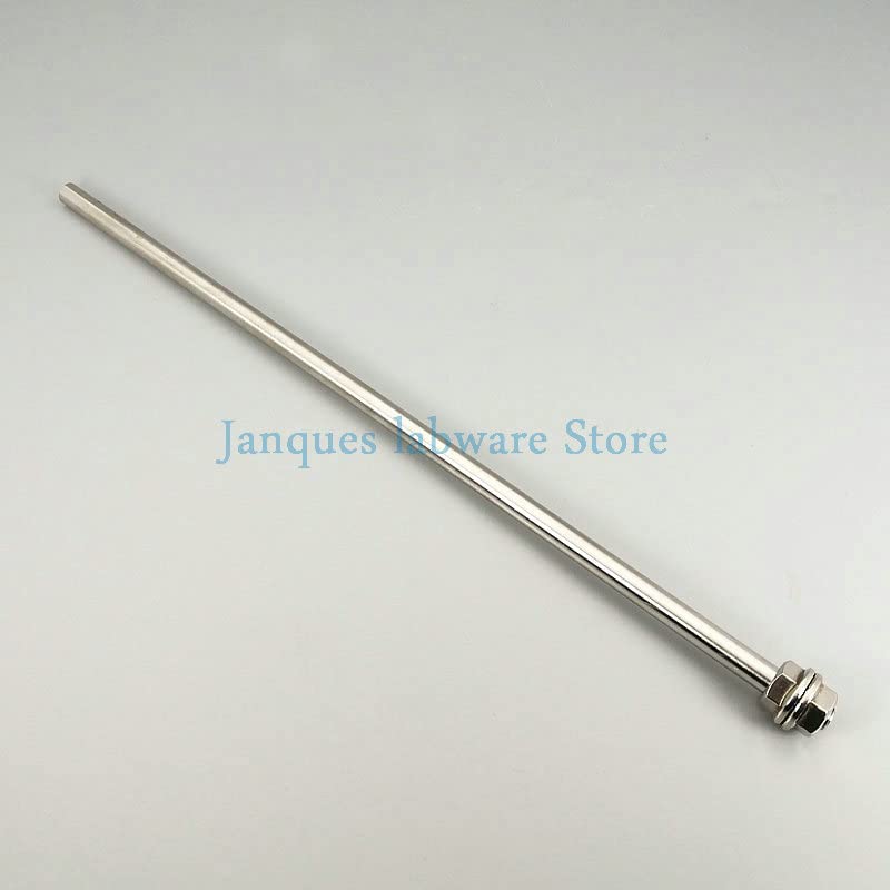 Paleta agitadora, Lab 304 Stainless Steel Overhead Stirring Dispersing Rod Agitator Shaft Multiple Sizes(8x500mm)